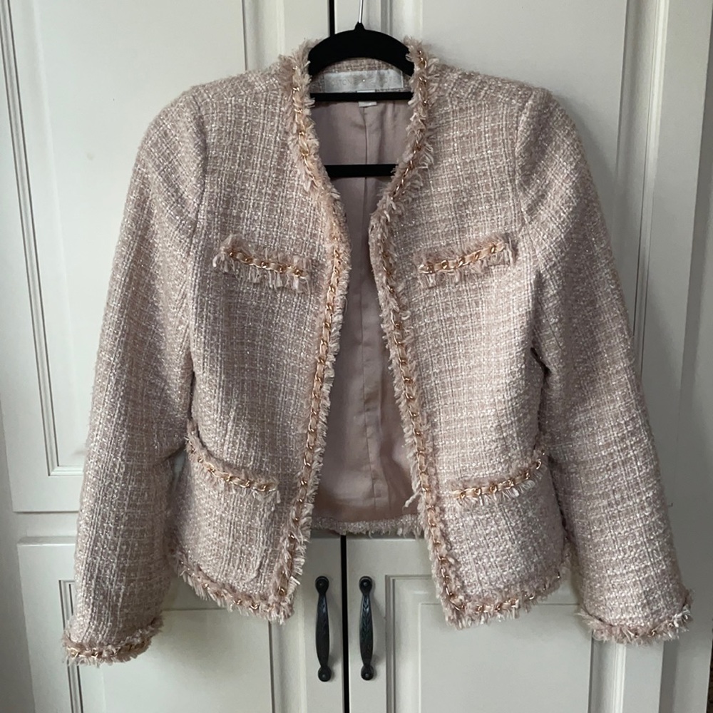 Boston proper tweed blazer